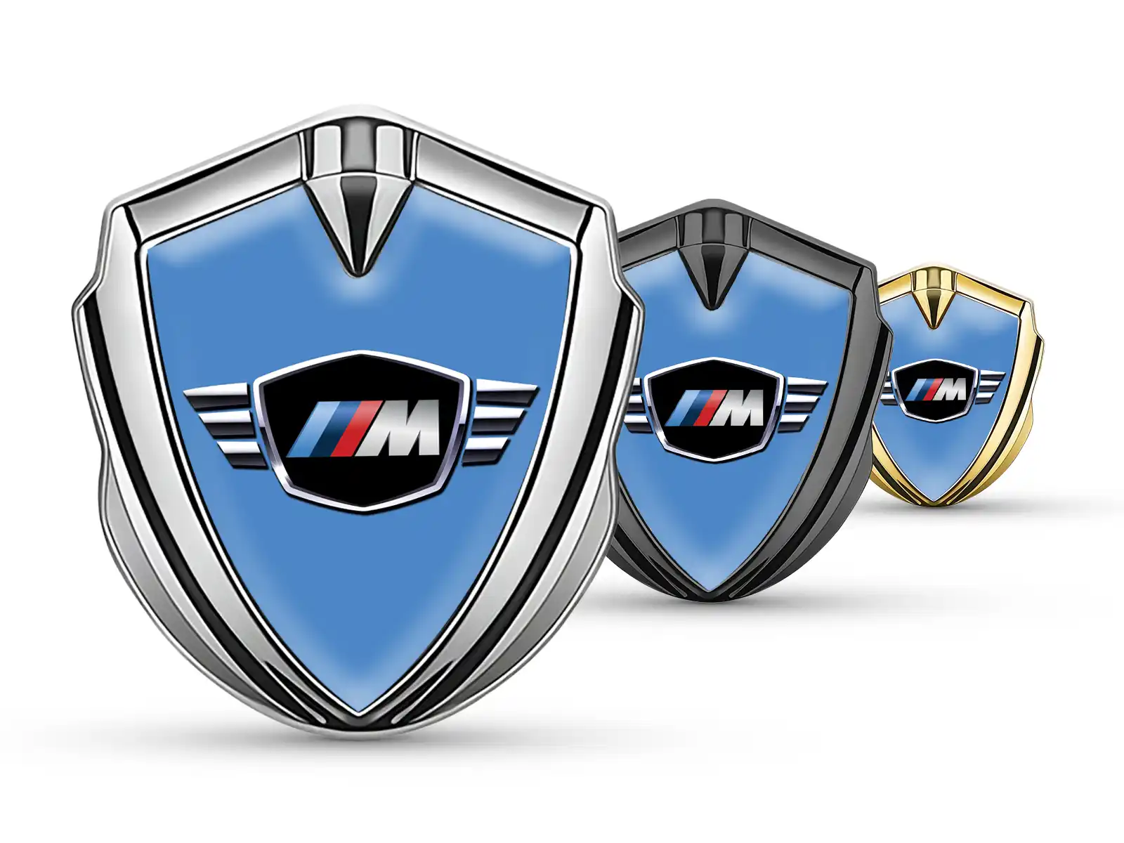 BMW Emblème Bombé Métal Max Design Solide Métal